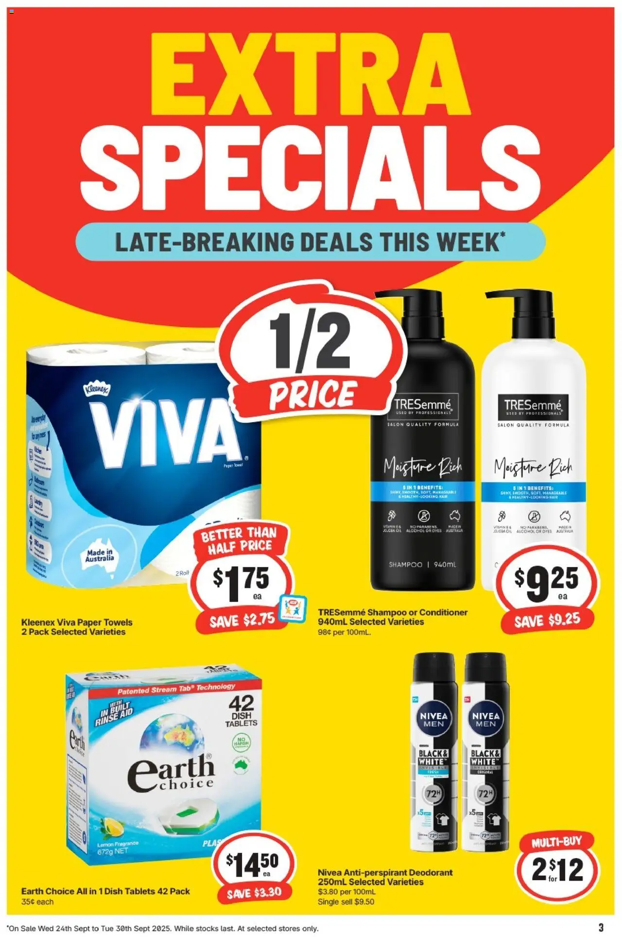 IGA catalogue - valid from 24.09.2025 | Page: 3 | Products: Fragrance, Antiperspirant, Tablets, Vitamin