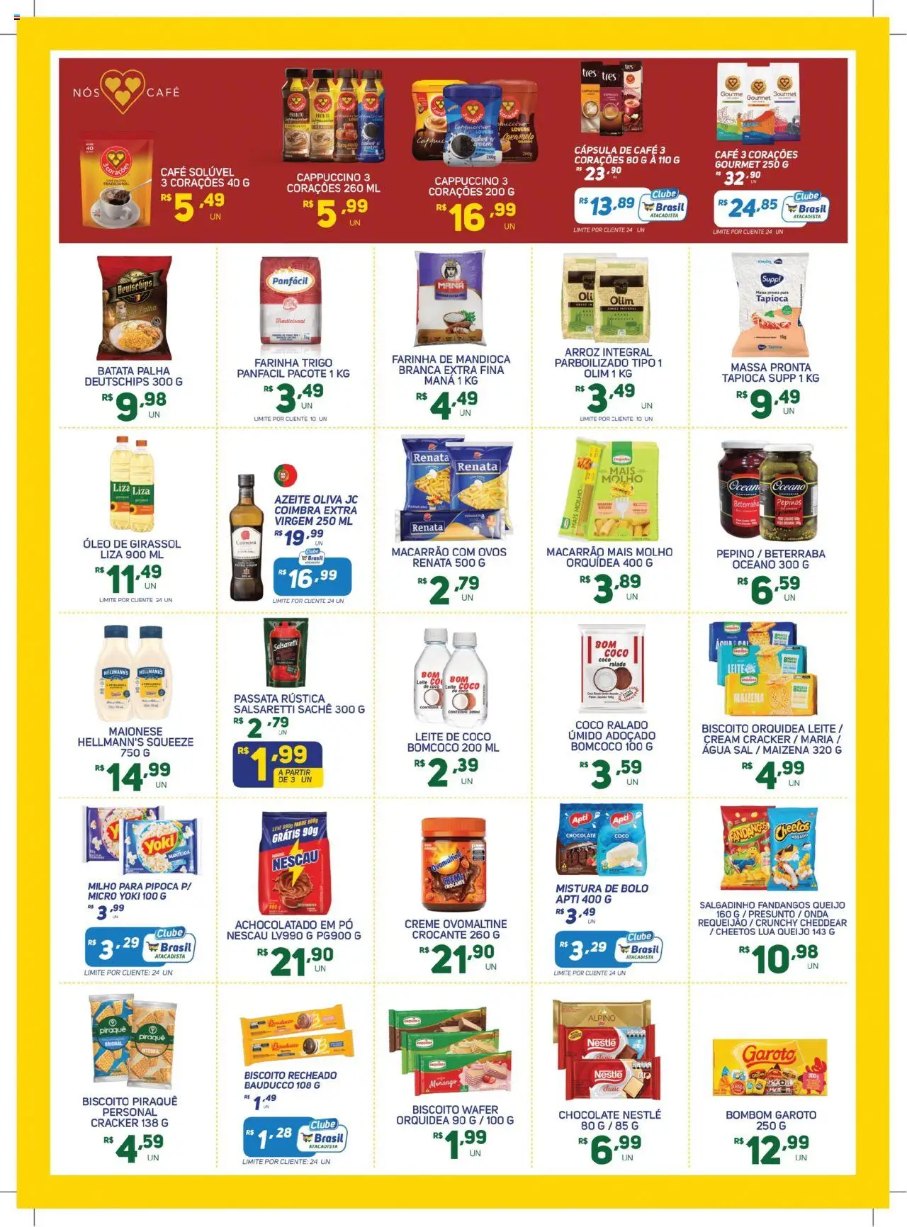 Brasil Atacadista Folheto - válido de 11.08.2025 | Página: 4 | Produtos: Queijo, Óleo, Maionese, Azeite