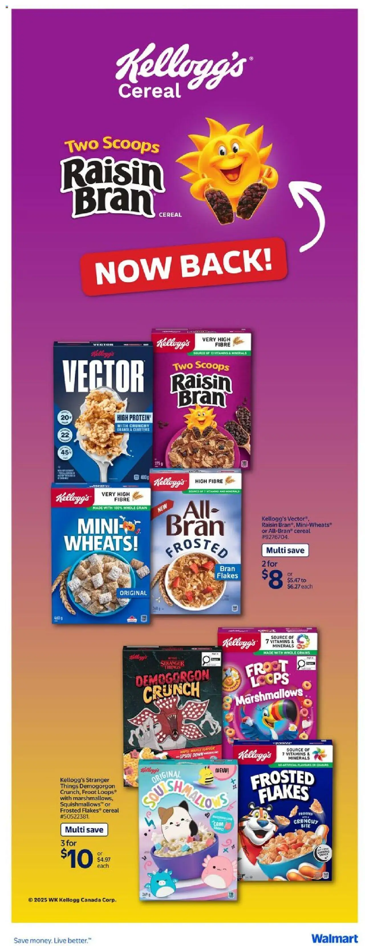 Walmart flyer valid from 09.10.2025 | Page: 27 | Products: Flakes