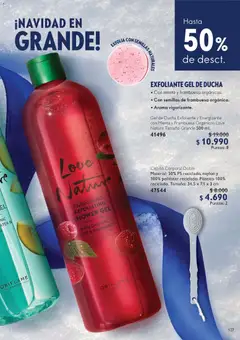Oriflame catálogo válido desde el 06.12.2025 | Página: 127 | Productos: Semillas, Ducha, Cepillo, Gel de ducha
