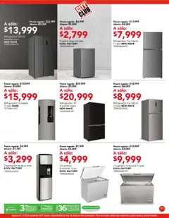 Nuevas ofertas de City Club válidas en toda la República Mexicana desde el 01.09.2025. ¡Encuentra las mejores ofertas en City Club - Catálogo! | Página: 11 | Productos: Refrigerador, Agua, Congelador, Top