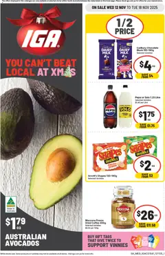 Preview of IGA Catalogue SA - valid from 12.11.2025