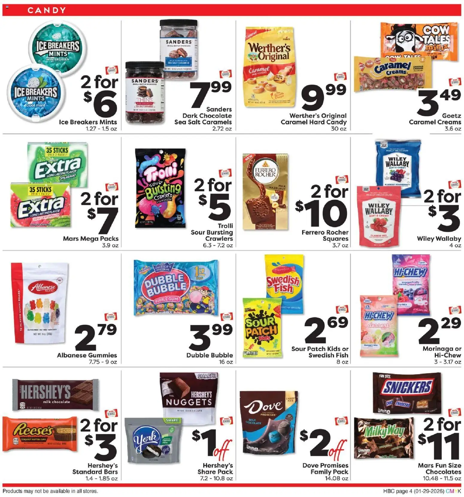 Weis Health & Home - valid from 29.01.2026 | Page: 4 | Products: Milk, Chocolate, Fish, Salt