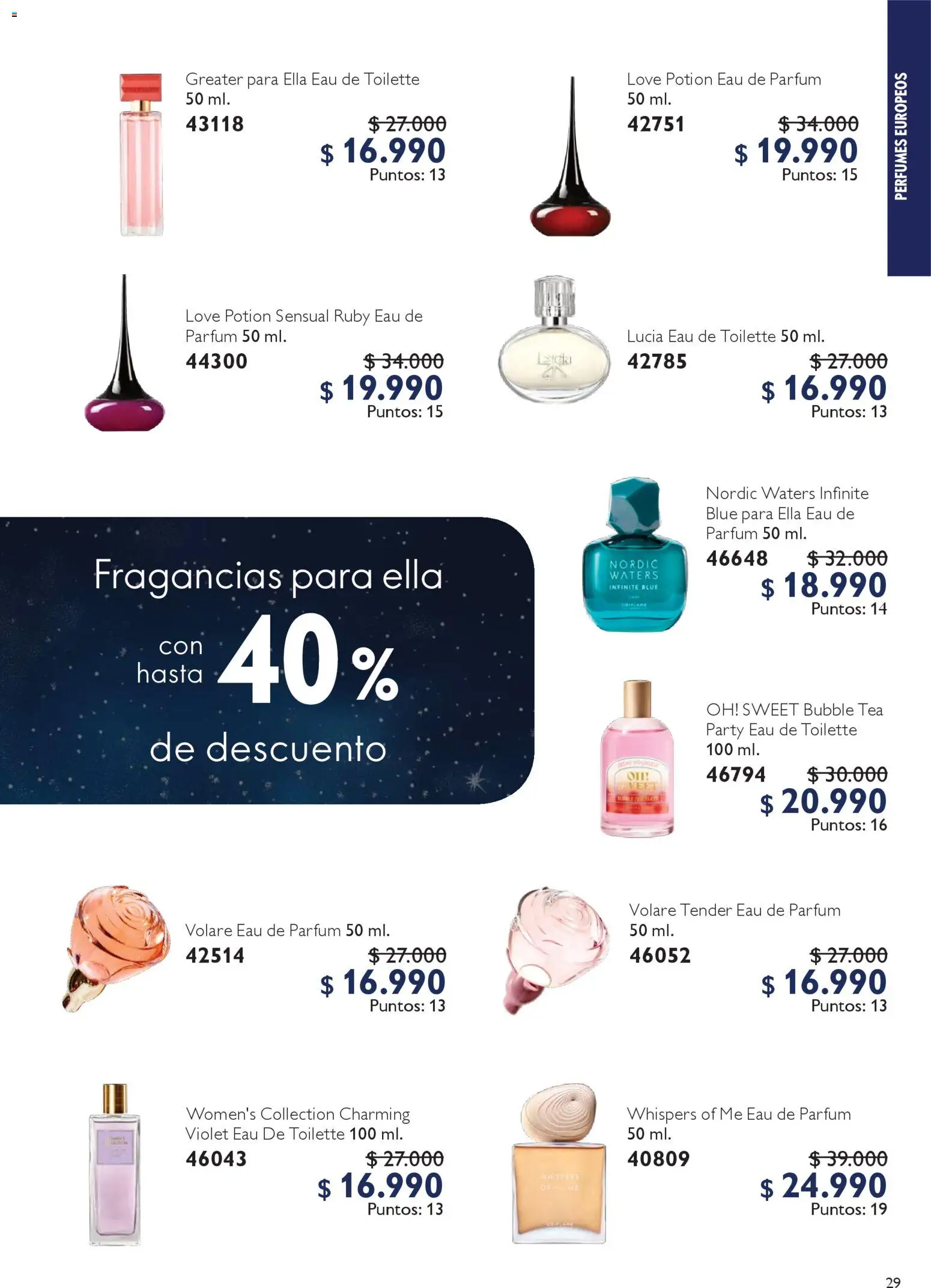 Oriflame catálogo │ válido desde el 06.12.2025 | Página: 29 | Productos: Eau de toilette