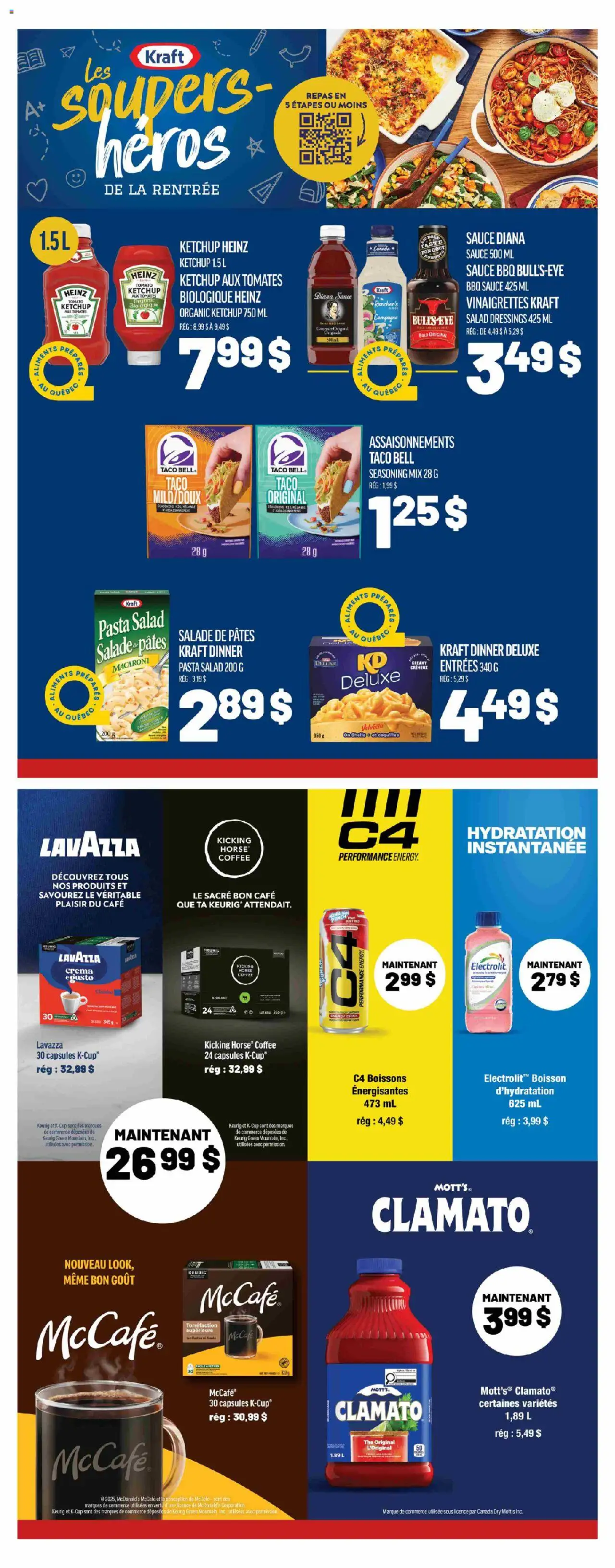 Metro flyer valid from 11.09.2025 | Page: 20 | Products: Pasta, Ketchup, Salad, Coffee