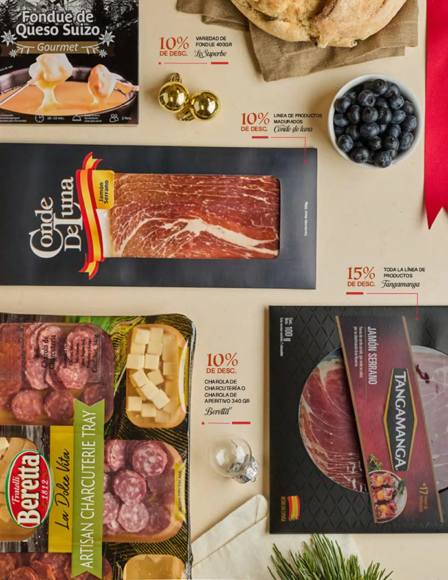 Nuevas ofertas de Alsuper válidas en toda la República Mexicana desde el 25.11.2025. ¡Encuentra las mejores ofertas en Alsuper folleto Gourmet Laguna, Saltillo, Durango, Zacatecas! | Página: 3 | Productos: Queso, Jamón