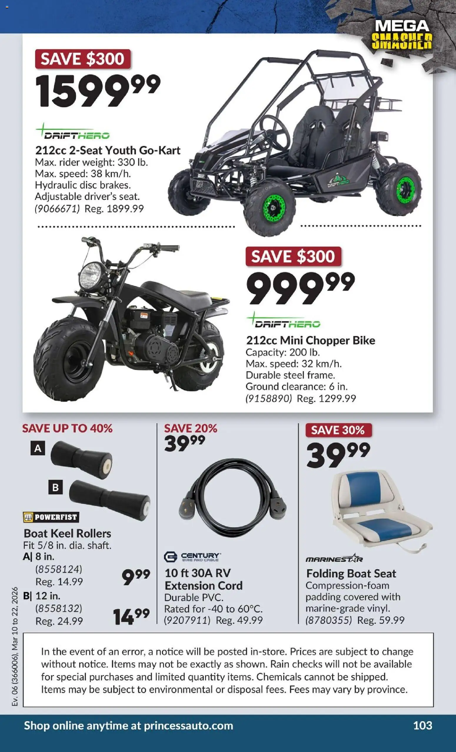 Princess Auto flyer valid from 10.03.2026 | Page: 108 | Products: Cable