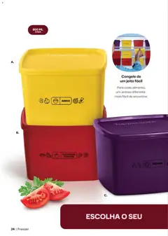 Tupperware - Catálogo Vitrine 02 - Pré-Visualização do folheto da loja Tupperware, válido de 01.02.2026 | Página: 24 | Produtos: Molho de tomate, Freezer, Arroz