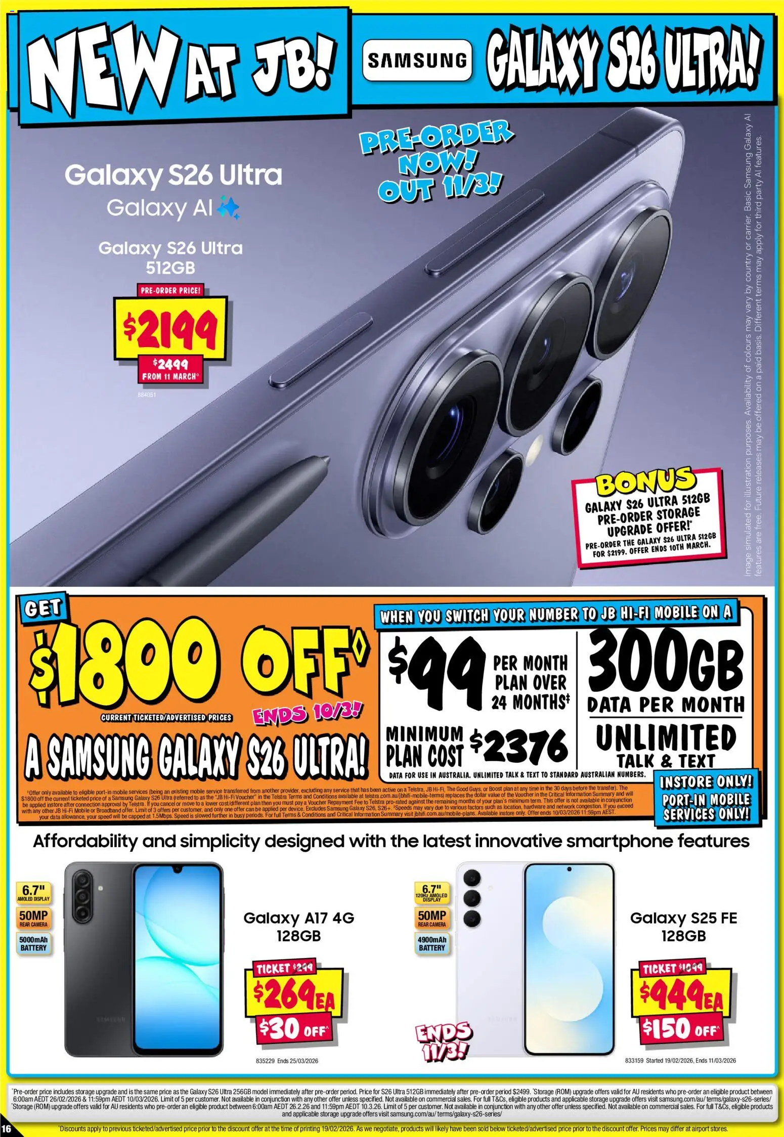JB Hi-Fi catalogue - valid from 05.03.2026 | Page: 16 | Products: Battery, Smartphone, Camera, Mobile