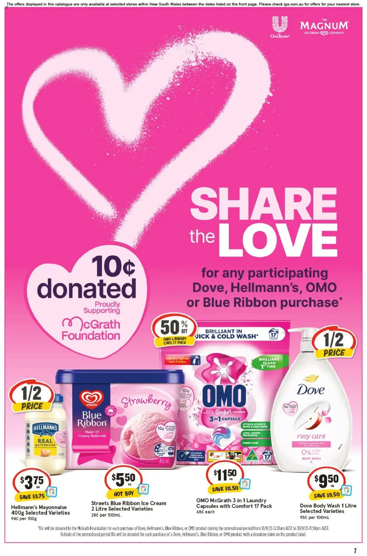 IGA catalogue - valid from 10.09.2025 | Page: 8 | Products: Fragrance, Cream, Foundation, Laundry