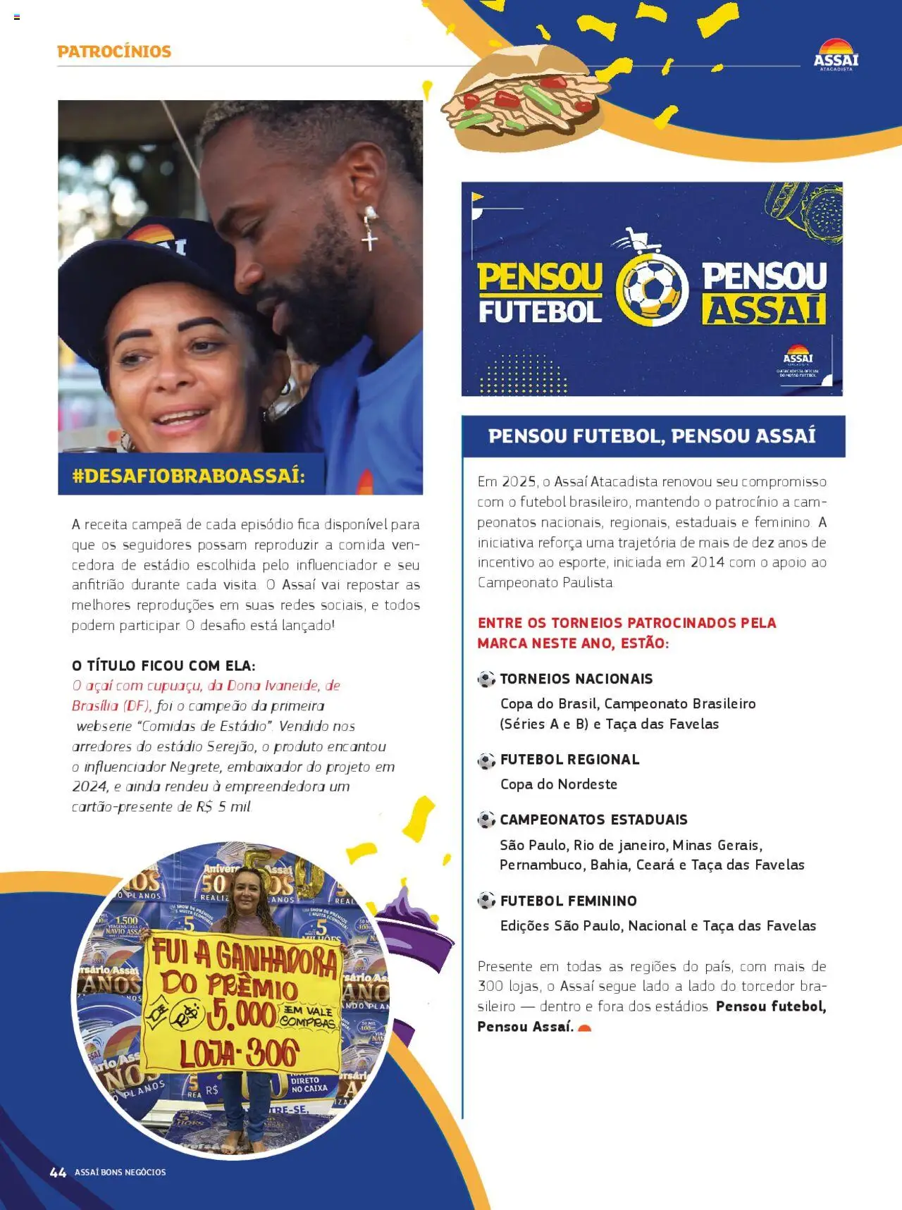 Assaí Atacadista Folheto - válido de 01.07.2025 | Página: 44 | Produtos: Caixa, Copa, Açaí