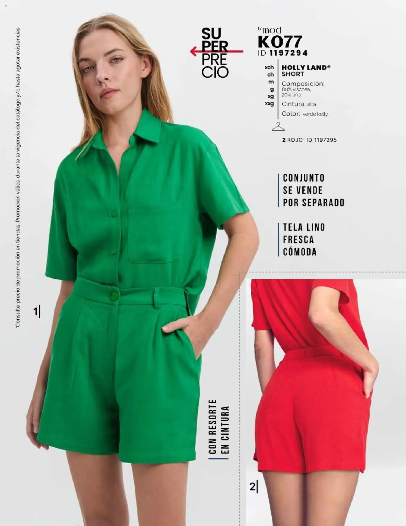 Nuevas ofertas de Price Shoes válidas en toda la República Mexicana desde el 11.03.2026. ¡Encuentra las mejores ofertas en Price Shoes catálogo Ella! | Página: 82 | Productos: Conjunto, Short