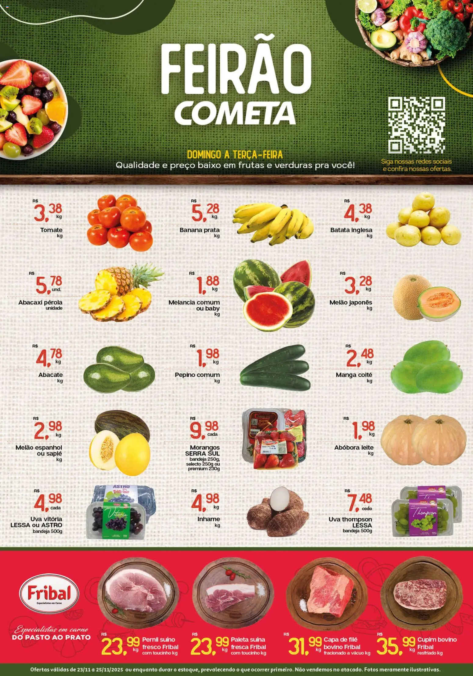 Cometa Supermercados Folheto - válido de 23.11.2025 | Página: 1