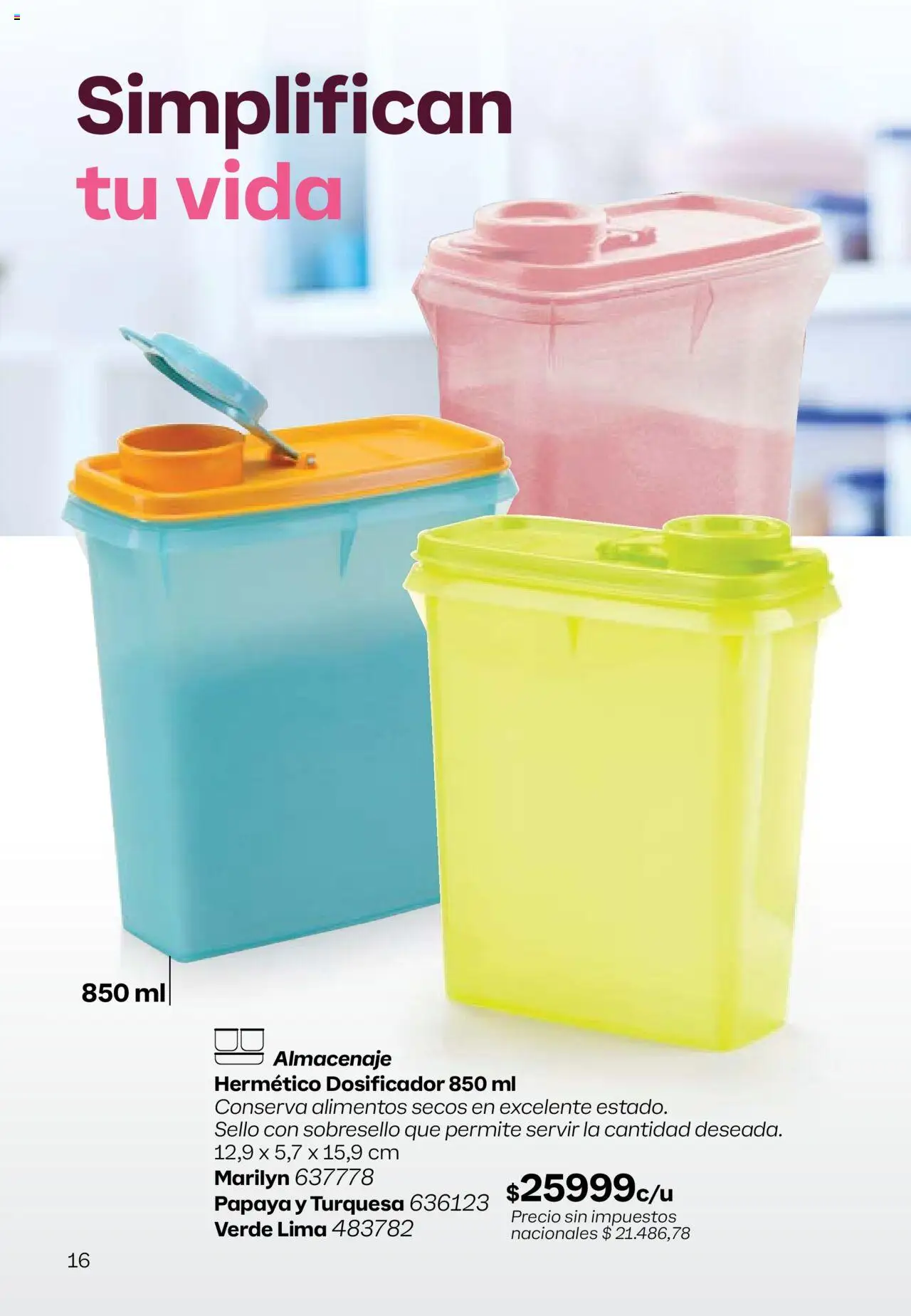 Tupperware Folleto │ válido desde el 11.08.2025 | Página: 17 | Productos: Lima
