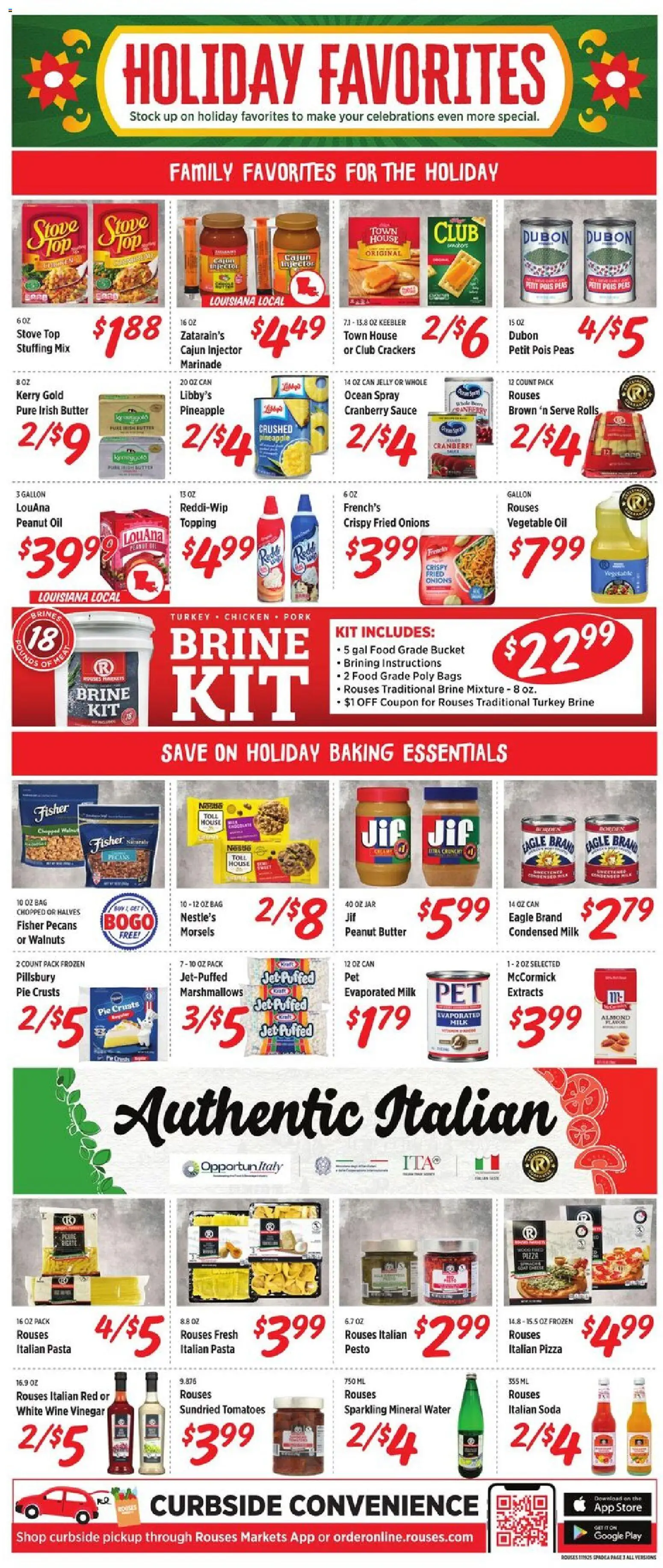 Rouses Weekly Ad - LA - valid from 19.11.2025 | Page: 6 | Products: Oil, Pineapple, Water, Bag