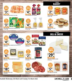 Preview of Supabarn catalogue  - valid from 25.03.2026 | Page: 3 | Products: Crumpets, Sugar, Pumpkin, Bakery