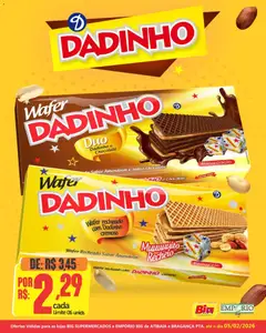 Big Supermercados - Ofertas Biscoito Wafer Dadinho - Pré-Visualização do folheto da loja Big Supermercados, válido de 30.01.2026