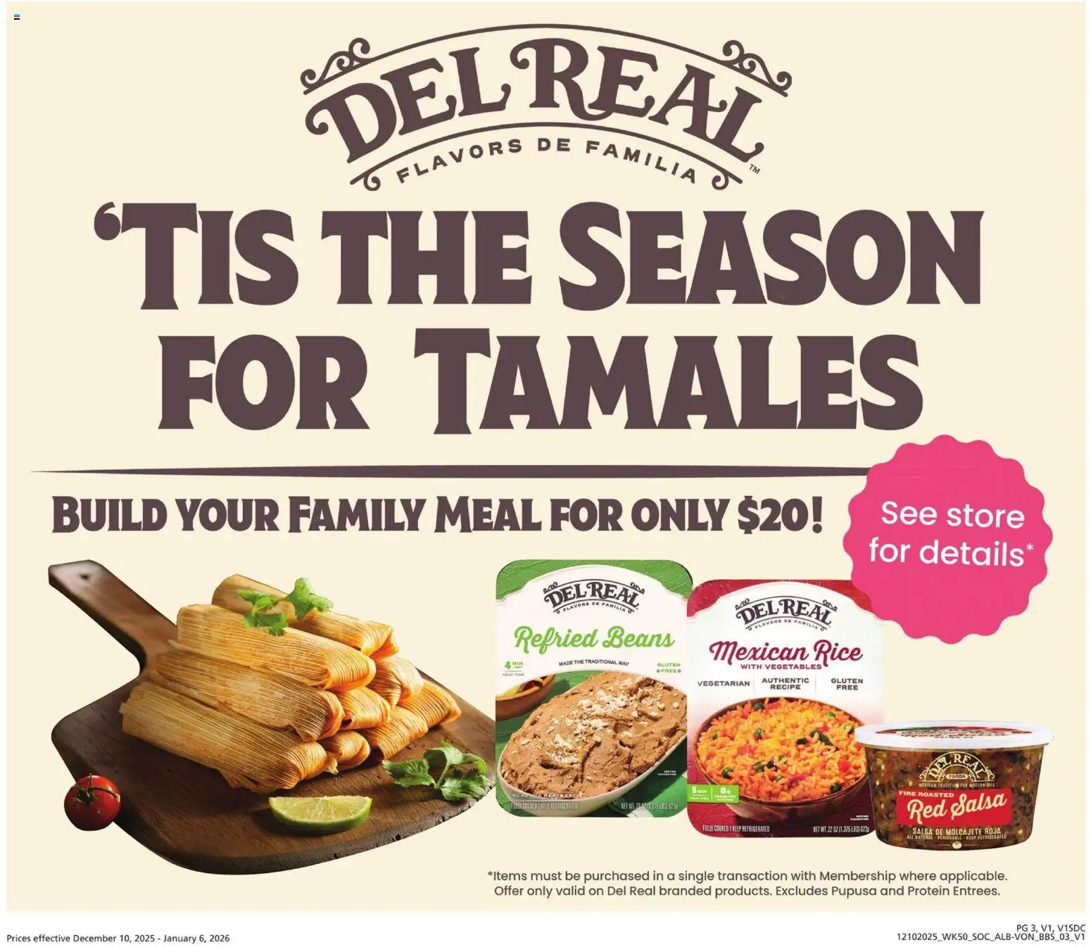 Vons Big Book of Savings - valid from 10.12.2025 | Page: 3 | Products: Rice, Vegetables