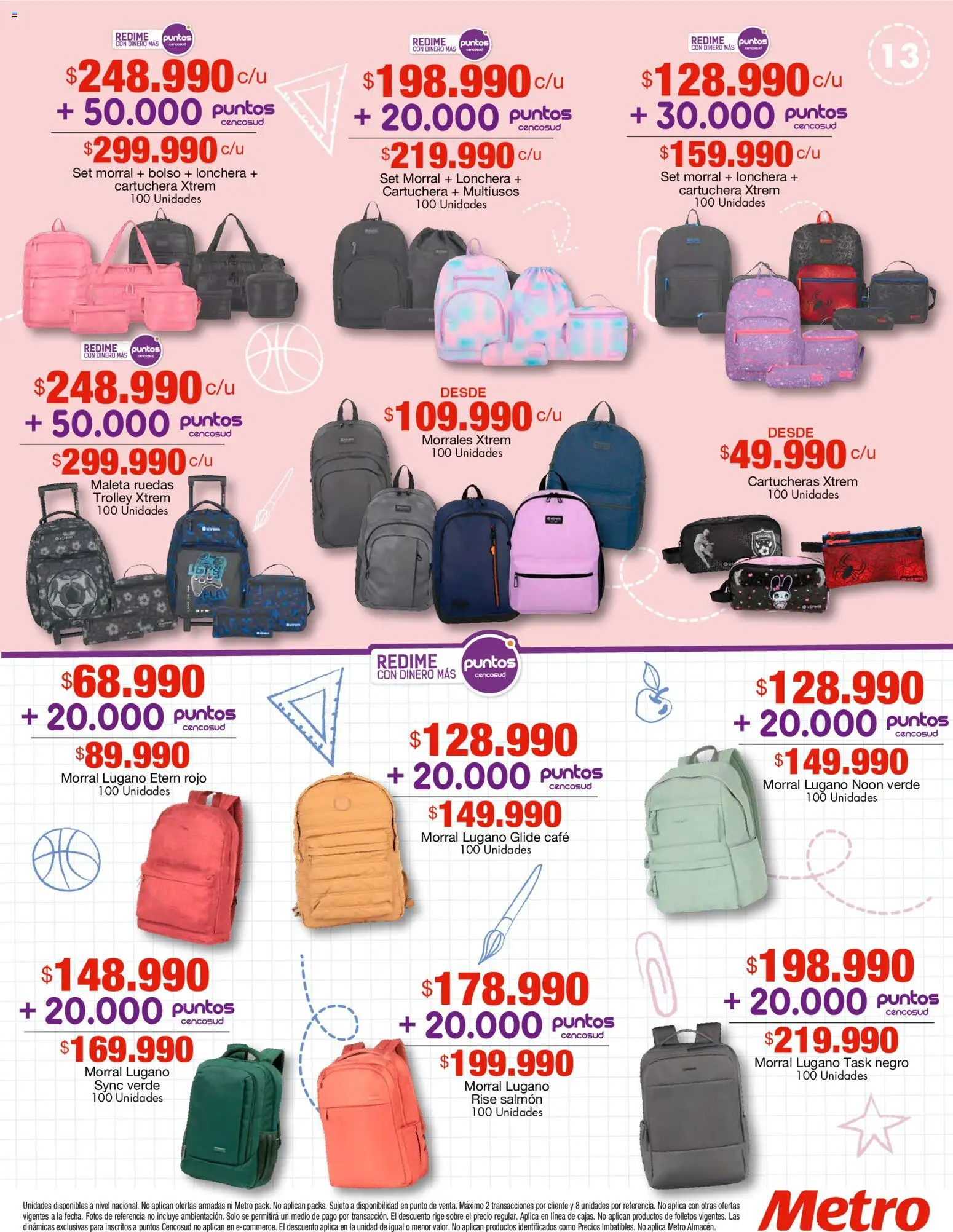 Metro revista - valida desde el 14.01.2026 | Página: 13 | Productos: Bolso, Maleta, Sobre, Café