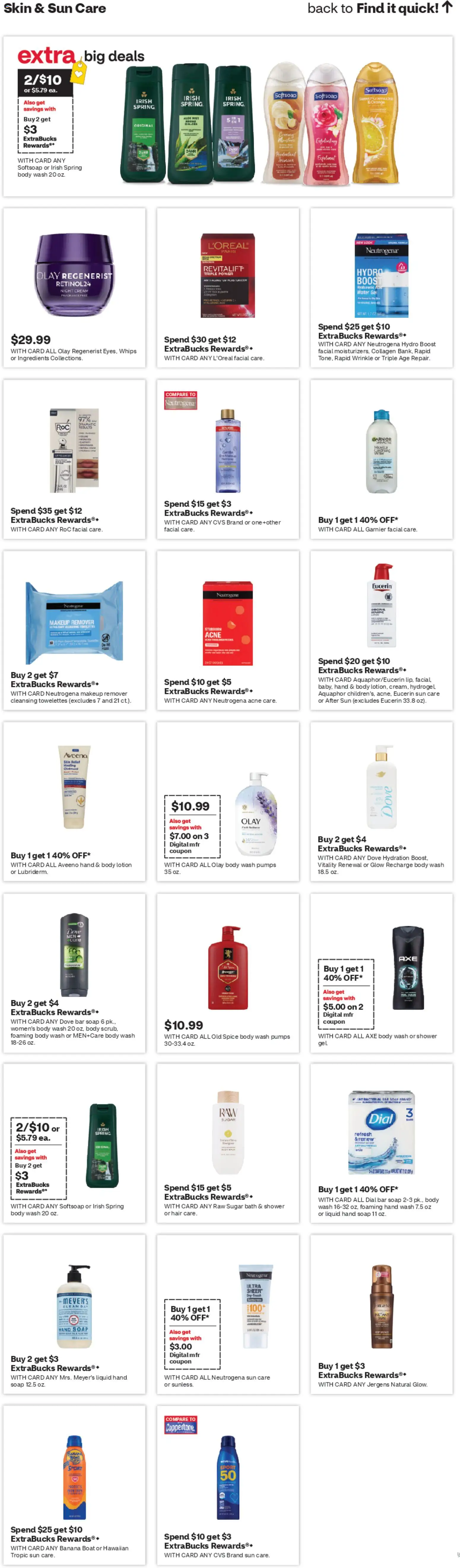 CVS Pharmacy Weekly Ad - WA - valid from 26.04.2026 | Page: 13 | Products: Axe, Makeup Remover, Soap, Cream