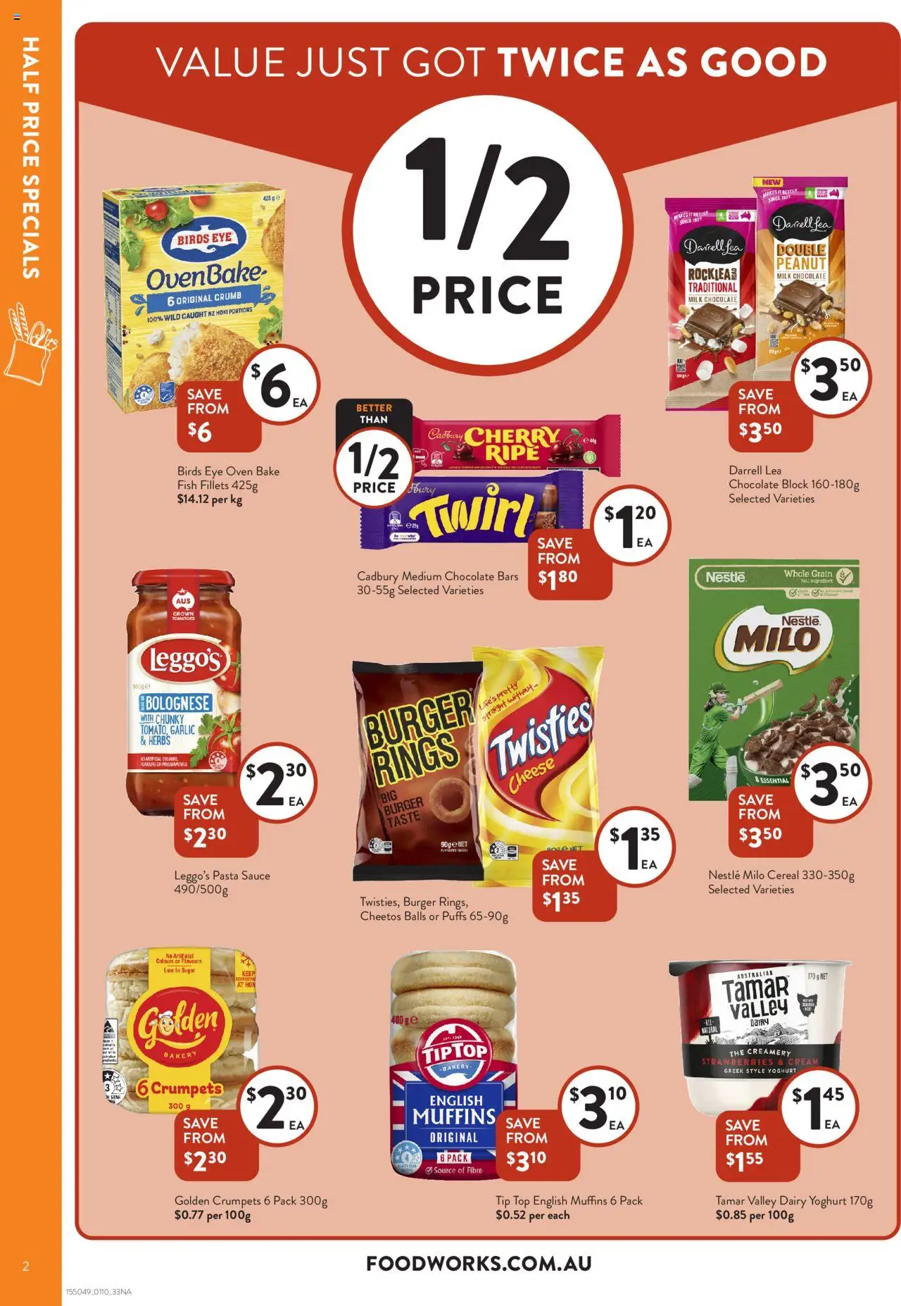 Foodworks catalogue - valid from 01.10.2025 | Page: 2 | Products: Fish, Cereal, Sauce, Garlic