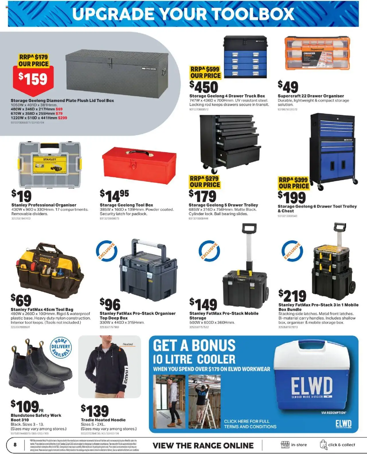 Mitre 10 catalogue - valid from 28.05.2025 | Page: 8 | Products: Box, Drawer, Trolley, Tools