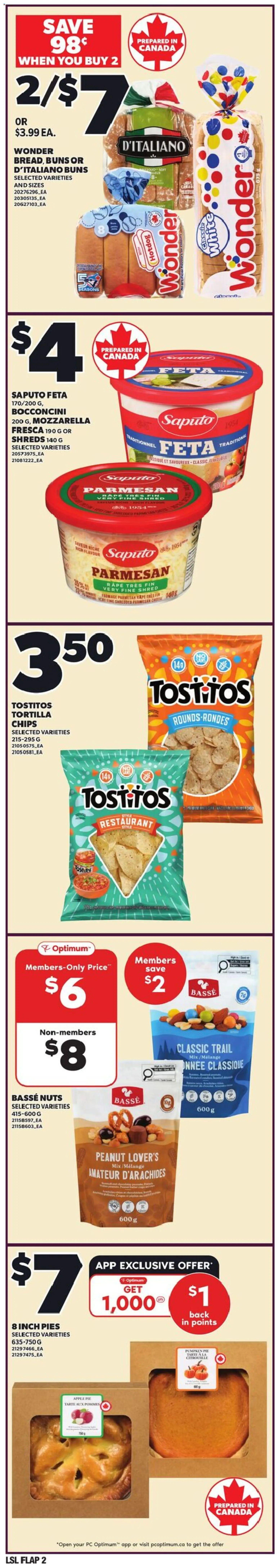 Loblaws flyer valid from 30.04.2026 | Page: 3 | Products: Chips, Nuts, PC, Cheese