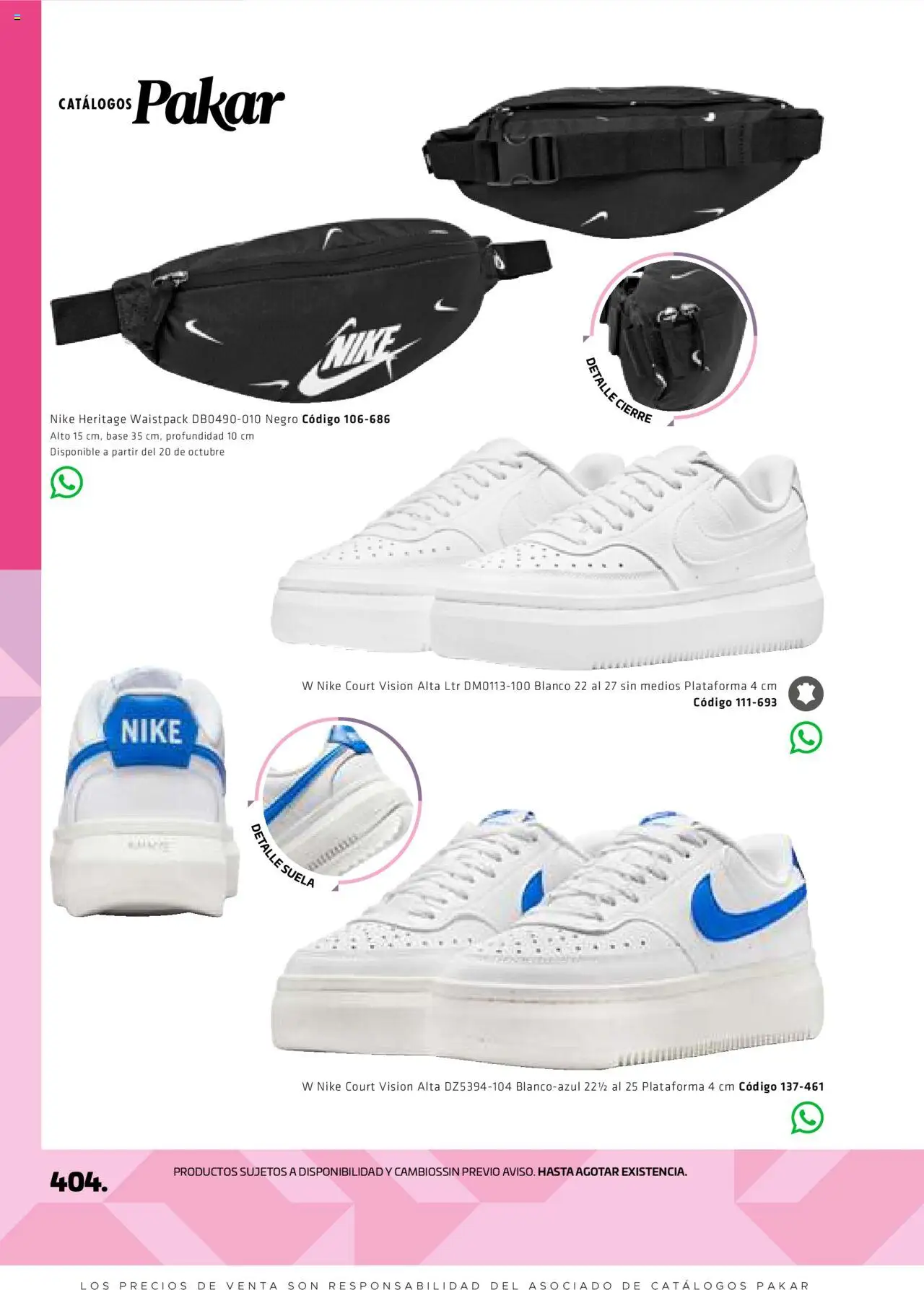 Nuevas ofertas de SC Pakar válidas en toda la República Mexicana desde el 29.08.2025. ¡Encuentra las mejores ofertas en SC Pakar - Catálogo Otoño Women! | Página: 404