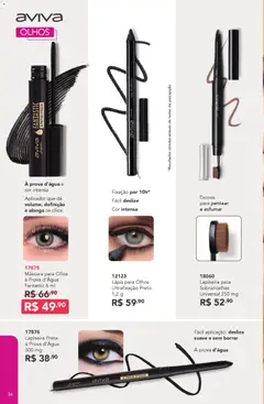 Jequiti - Revista 03/2026 - Pré-Visualização do folheto da loja Jequiti, válido de 20.02.2026 | Página: 56 | Produtos: Máscara para cílios, Escova, Lápis, Lapiseira