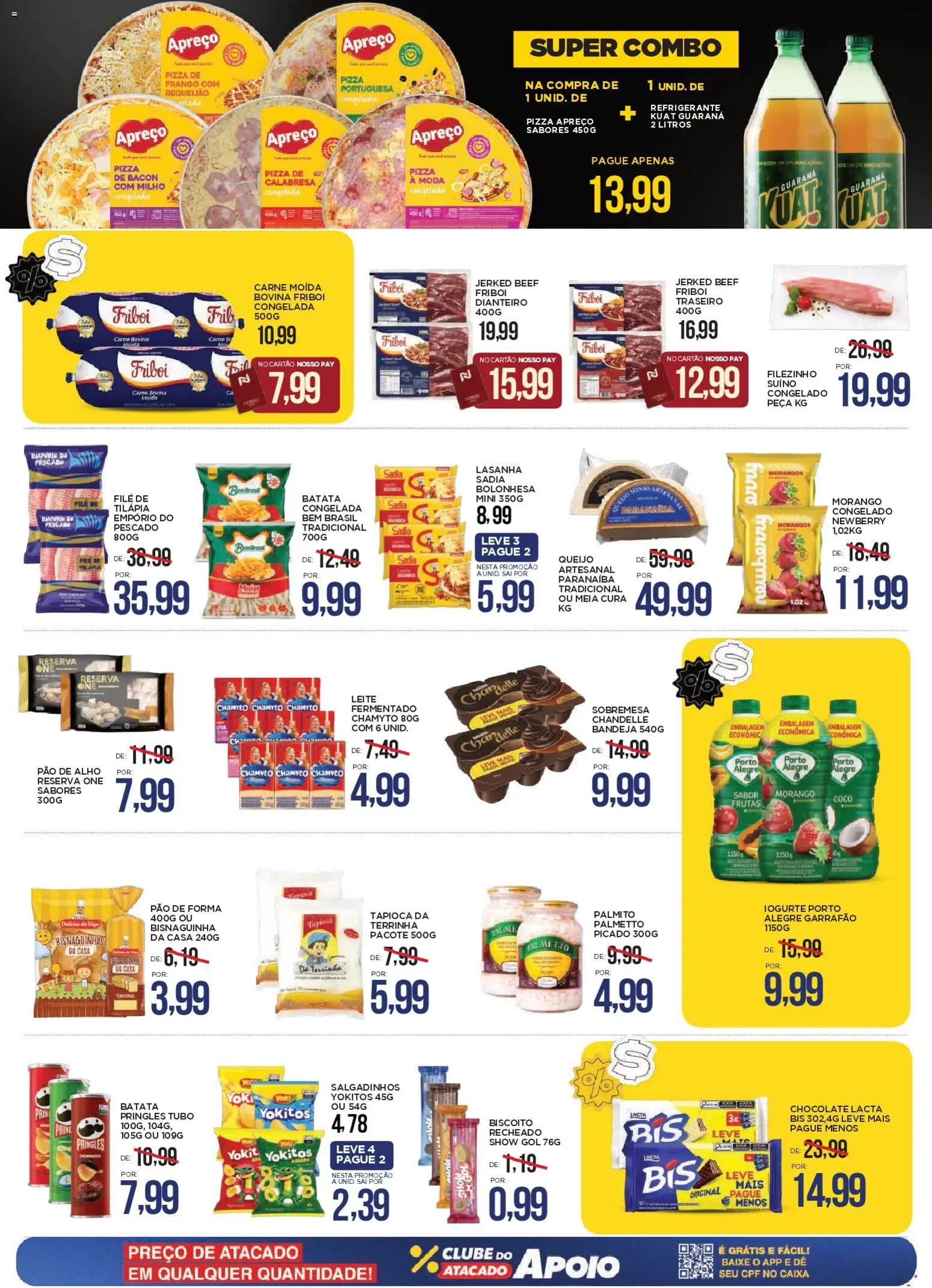 Apoio Mineiro Folheto - válido de 27.11.2025 | Página: 2 | Produtos: Alho, Queijo, Morangos, Pão de forma