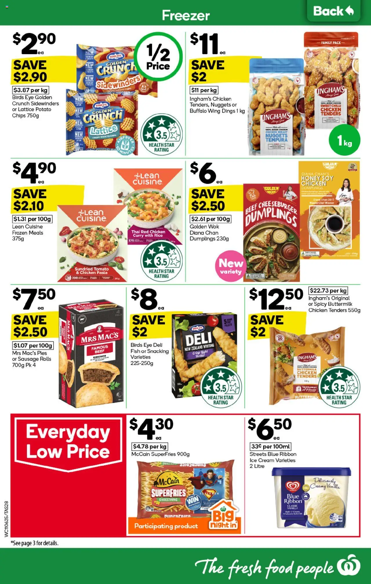 Woolworths catalogue - valid from 11.06.2025 | Page: 28 | Products: Chicken, Pasta, Chilli, Freezer