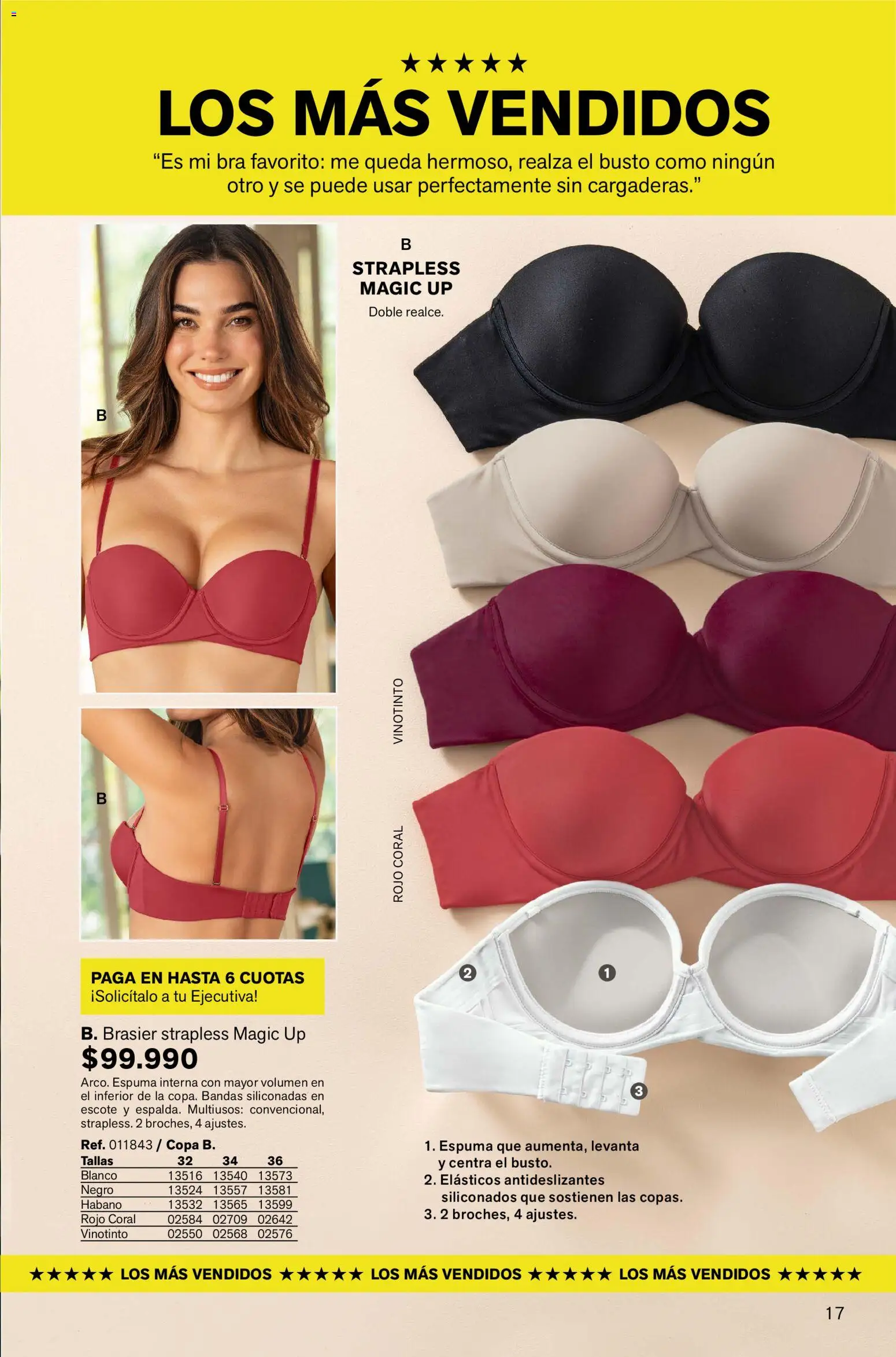 Leonisa revista - valida desde el 13.11.2025 | Página: 17 | Productos: Espuma, Brasier