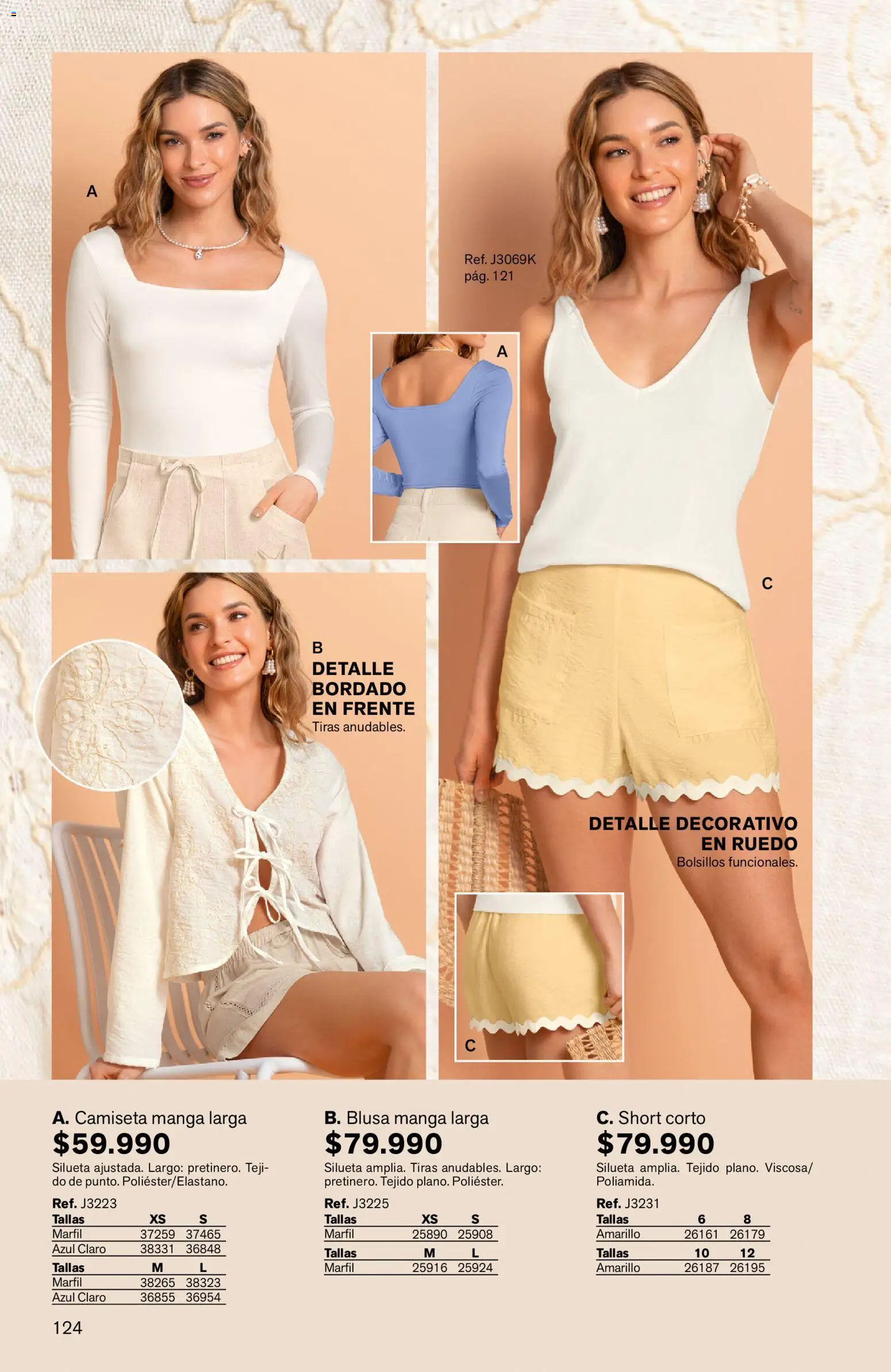 Leonisa revista - valida desde el 03.04.2026 | Página: 124 | Productos: Short, Camiseta, Blusa