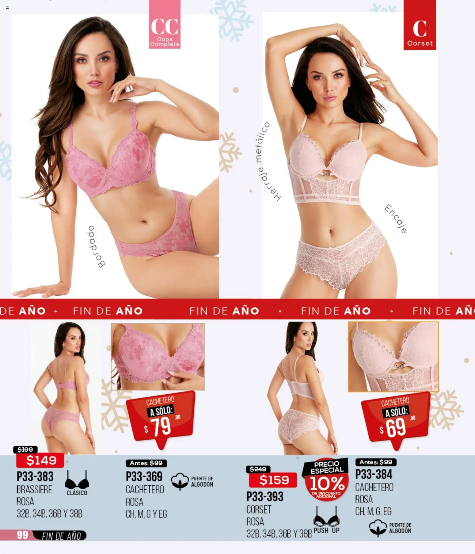 Nuevas ofertas de Cklass válidas en toda la República Mexicana desde el 15.12.2025. ¡Encuentra las mejores ofertas en Cklass catálogo Rebajas fin de año ropa! | Página: 100 | Productos: Algodón, Cachetero