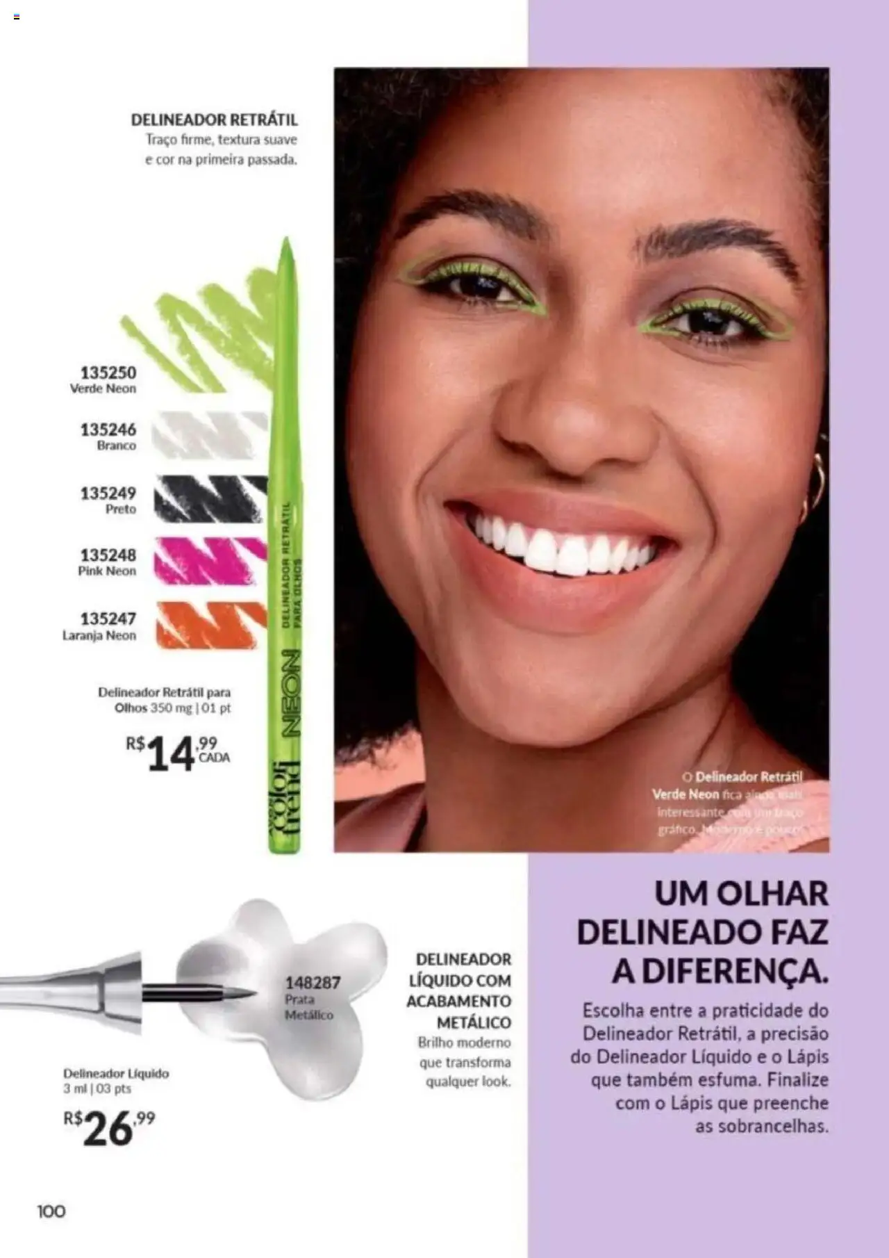 Avon Folheto - válido de 26.09.2025 | Página: 264 | Produtos: Delineador, Lápis