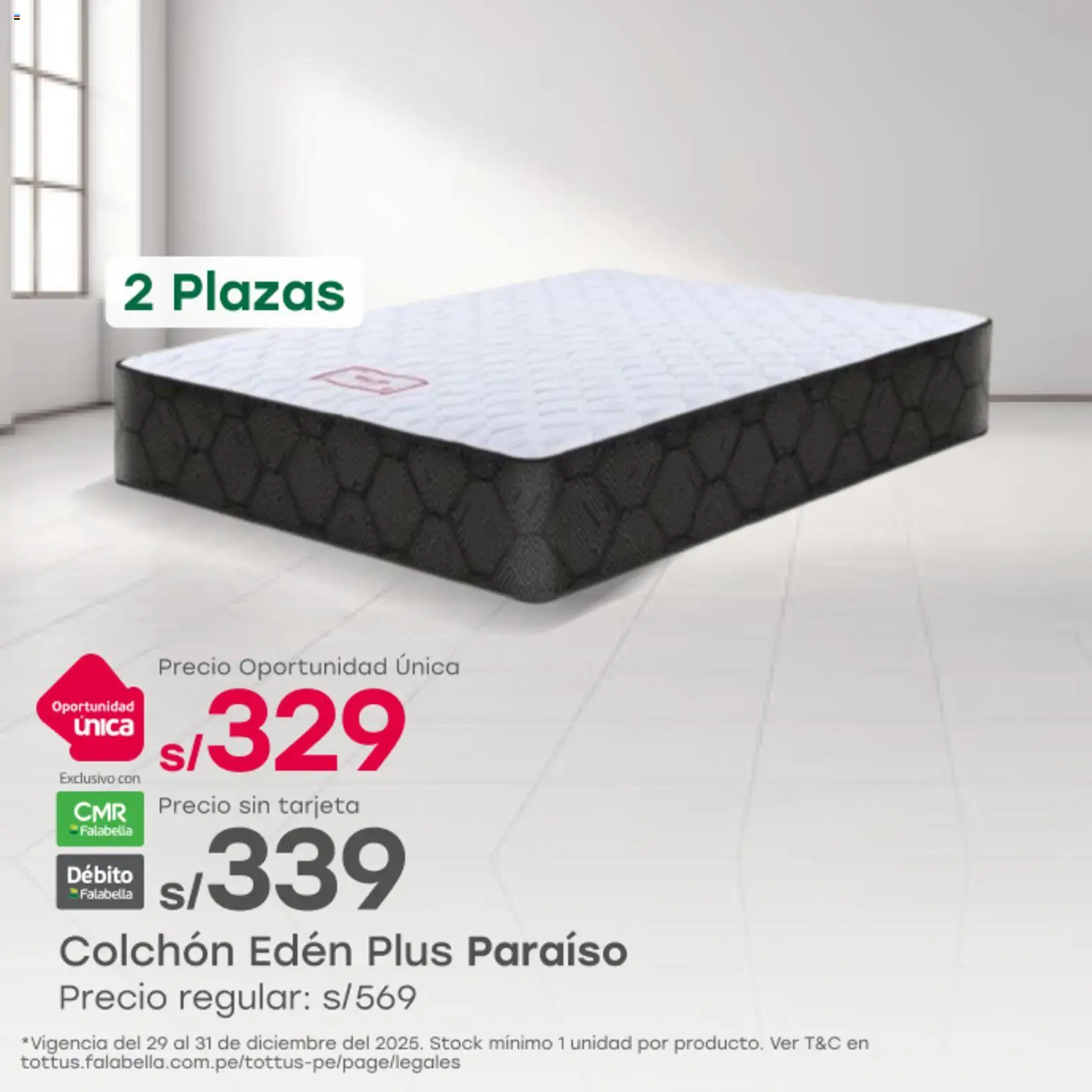 Catálogo Tottus válido desde 29.12.2025 | Página: 4 | Productos: Colchón