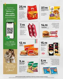 Mercadão Atacadista Folheto - válido de 09.09.2025 | Página: 3 | Produtos: Pão, Carne, Frango, Mussarela