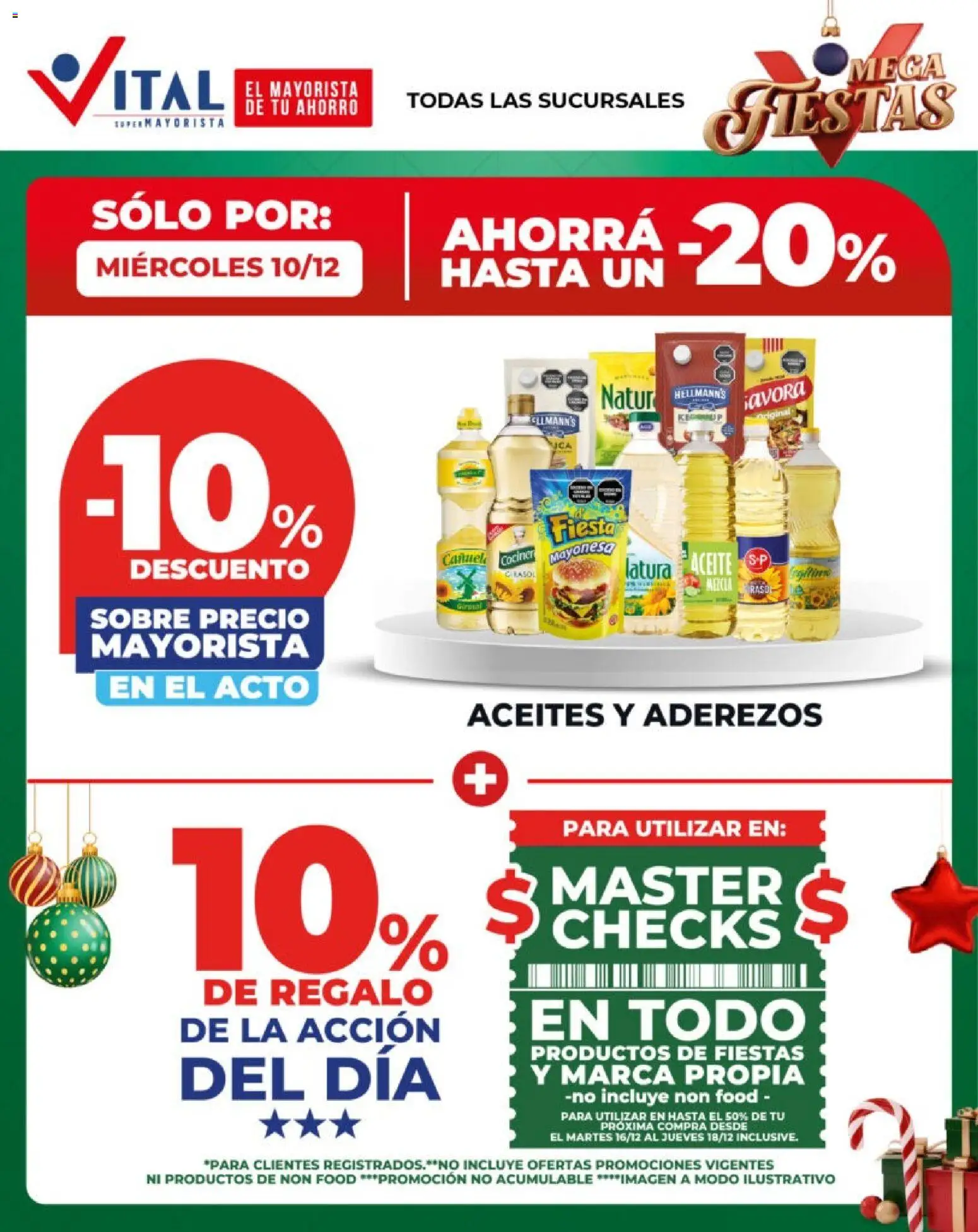 Vital ofertas │ válido desde el 10.12.2025 | Página: 2 | Productos: Sobre, Aceite, Mayonesa