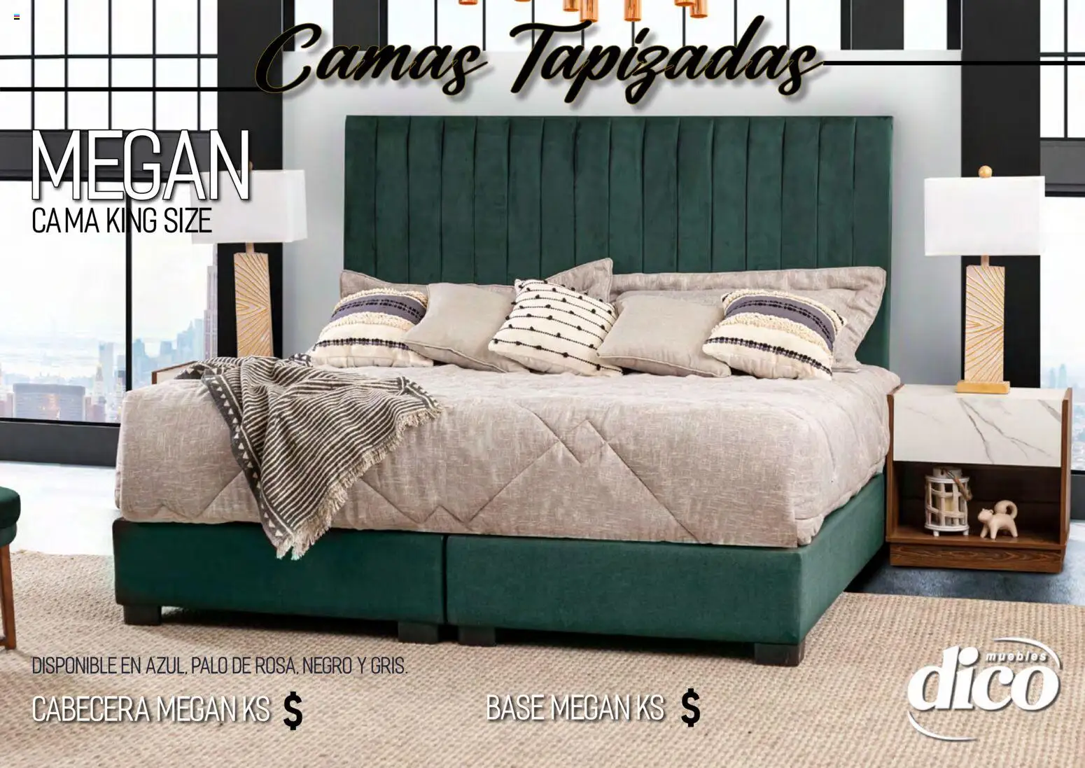 Nuevas ofertas de Muebles Dico válidas en toda la República Mexicana desde el 01.04.2026. ¡Encuentra las mejores ofertas en Muebles Dico catálogo Camas tapizadas ! | Página: 8