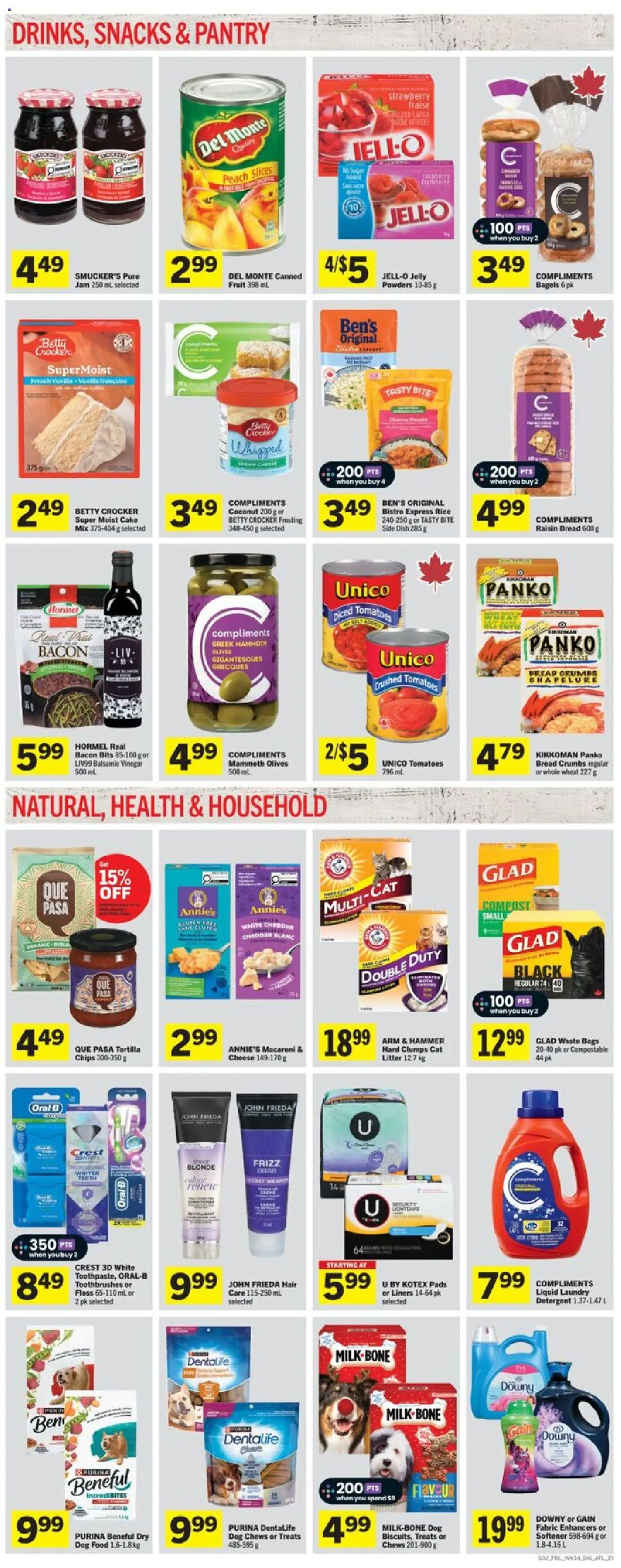 Foodland flyer valid from 18.12.2025 | Page: 8 | Products: Rice, Detergent, Cheese, Bread