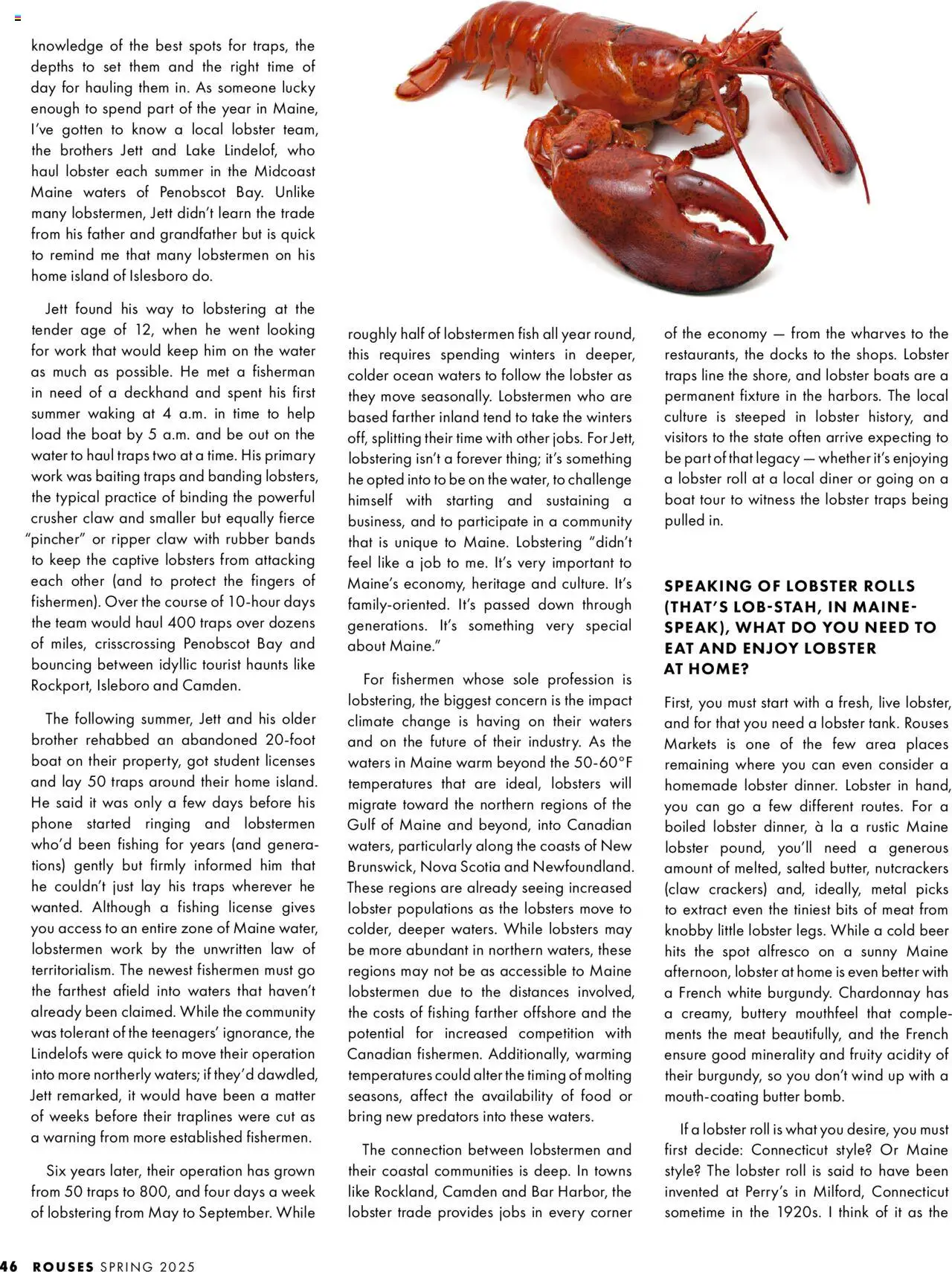 Rouses Magazine Spring 2025 - valid from 24.04.2025 | Page: 48 | Products: Butter, Fish, Water, Phone