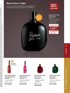 Natura Folheto - válido de 18.08.2025 | Página: 39 | Produtos: Bergamota, Pó, Desodorante, Base