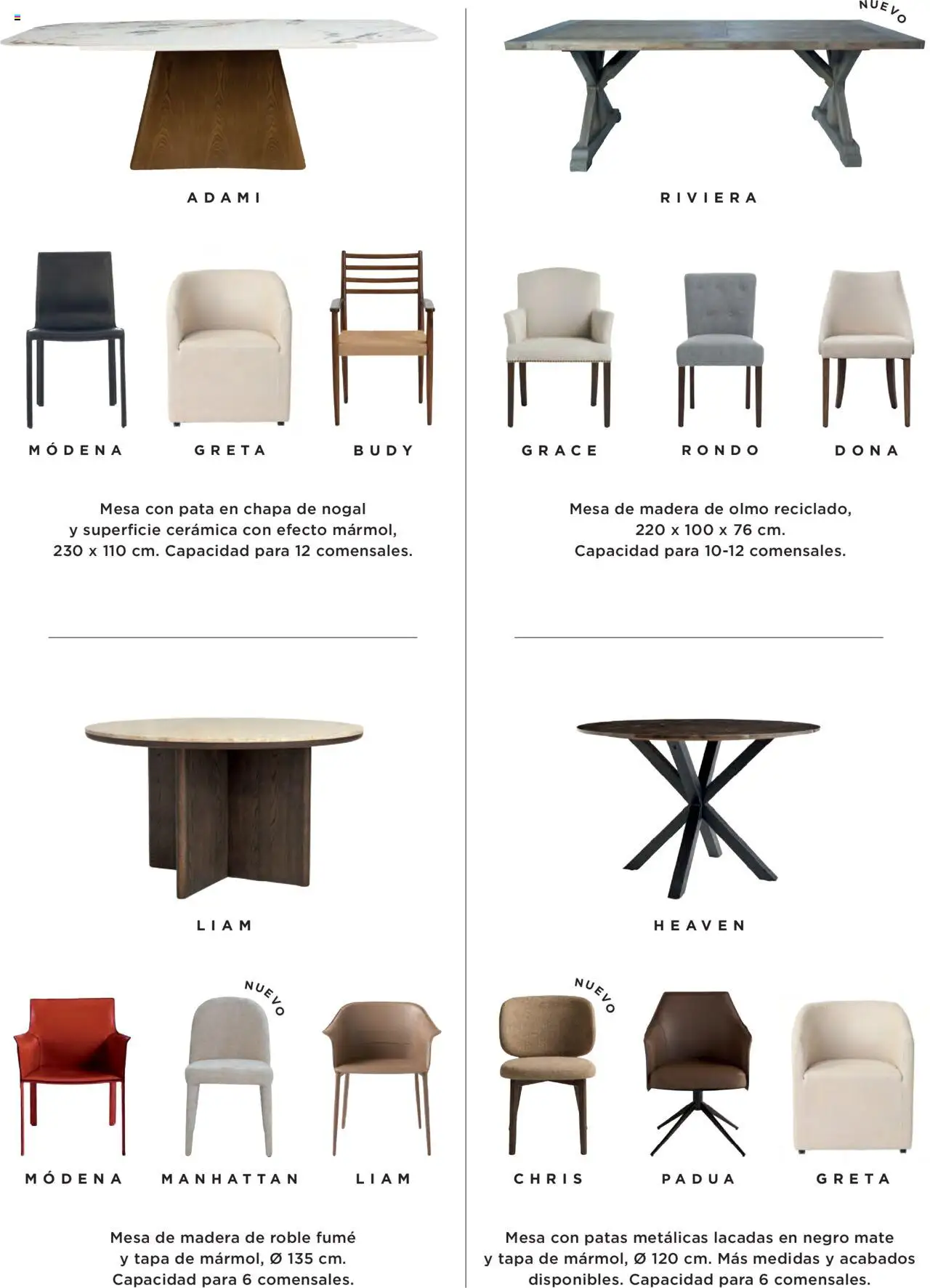 Nuevas ofertas de El Corte Inglés válidas en toda la República Mexicana desde el 14.10.2025. ¡Encuentra las mejores ofertas en El Corte Inglés -  Catálogo Decora! | Página: 83 | Productos: Chapa, Mate, Mesa