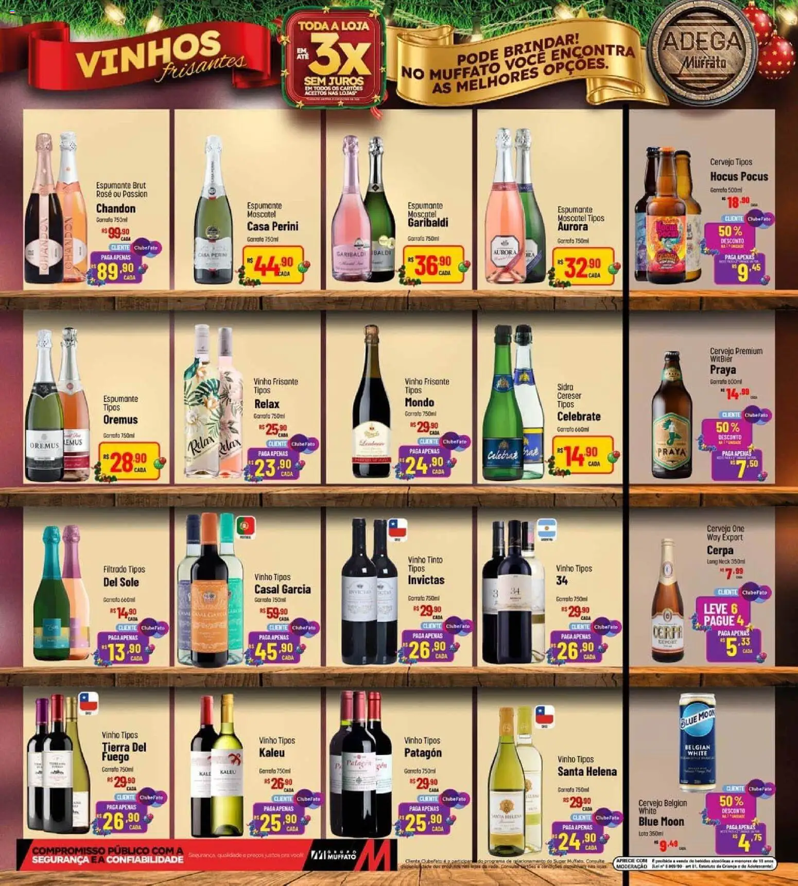 Max Atacadista Folheto - válido de 17.11.2025 | Página: 6 | Produtos: Cará, Espumante, Vinho, Cerveja