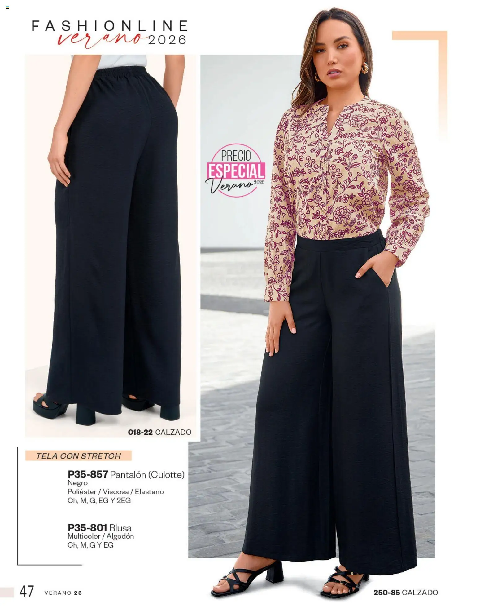 Nuevas ofertas de Cklass válidas en toda la República Mexicana desde el 05.03.2026. ¡Encuentra las mejores ofertas en Cklass catálogo Complemento Verano Ropa! | Página: 48 | Productos: Blusa, Algodón