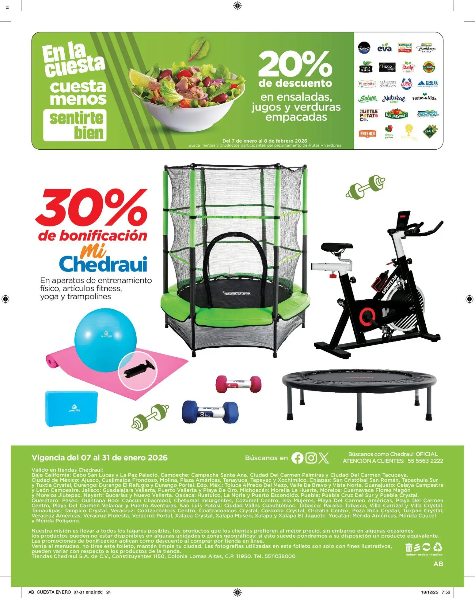 Nuevas ofertas de Chedraui válidas en toda la República Mexicana desde el 07.01.2026. ¡Encuentra las mejores ofertas en Chedraui folleto! | Página: 24