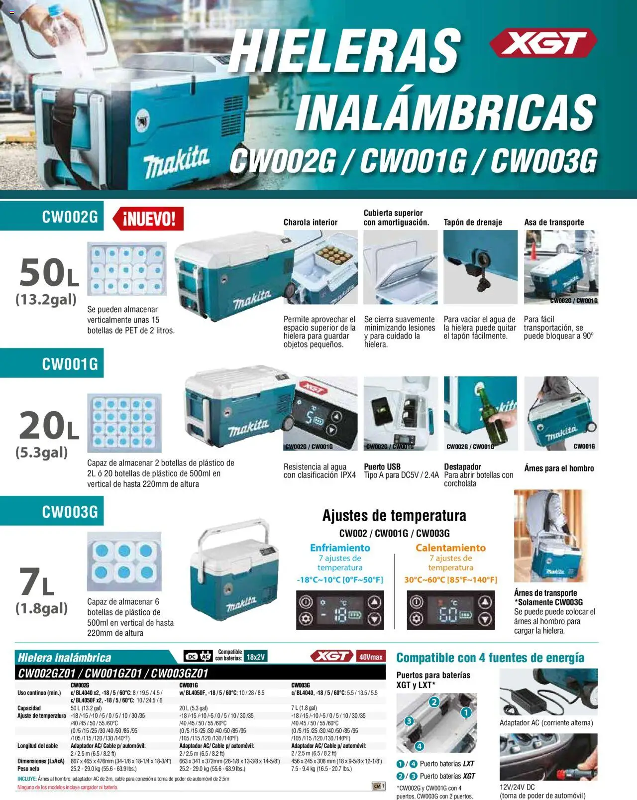 Nuevas ofertas de Makita válidas en toda la República Mexicana desde el 17.04.2024. ¡Encuentra las mejores ofertas en Makita catálogo ! | Página: 92 | Productos: Usb, Destapador, Cable, Adaptador