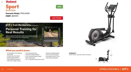 Preview of Dunham's Sports weekly ads valid from 20.11.2025 | Page: 26 | Products: Press, Shelf, Tablet, Weight