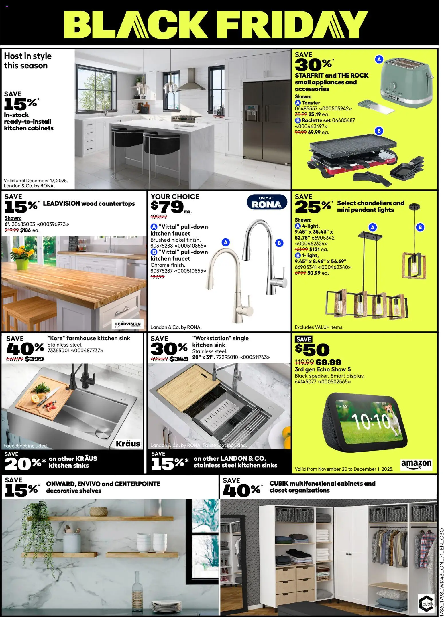 Rona flyer valid from 20.11.2025 | Page: 8 | Products: Toaster