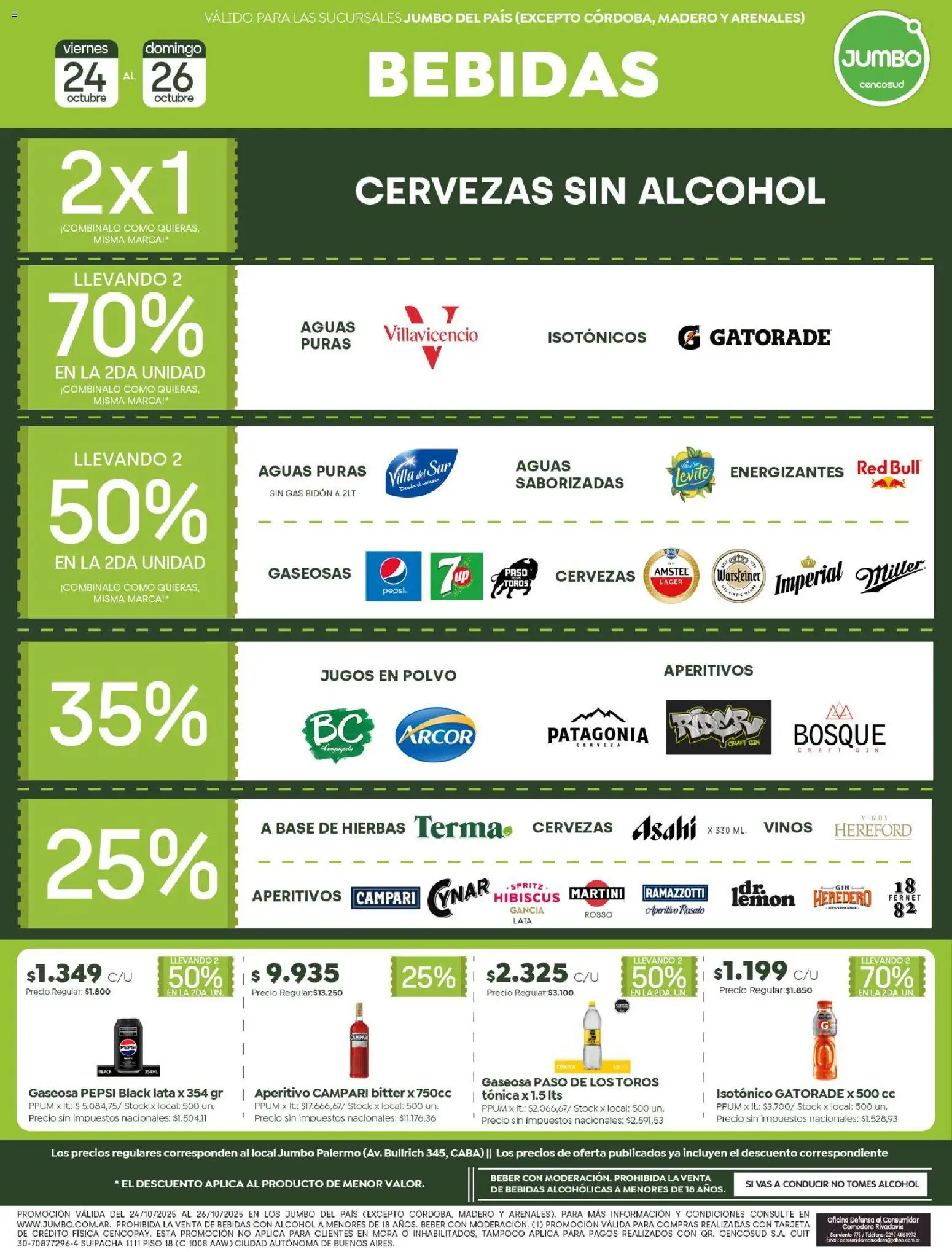 Jumbo - Ofertas | Comodoro │ válido desde el 24.10.2025 | Página: 5 | Productos: Teléfono, Bidón, Polvo, Gin